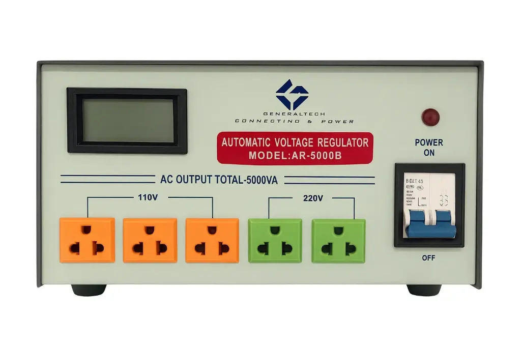 Regulador de Voltaje General Tech AR-5000B