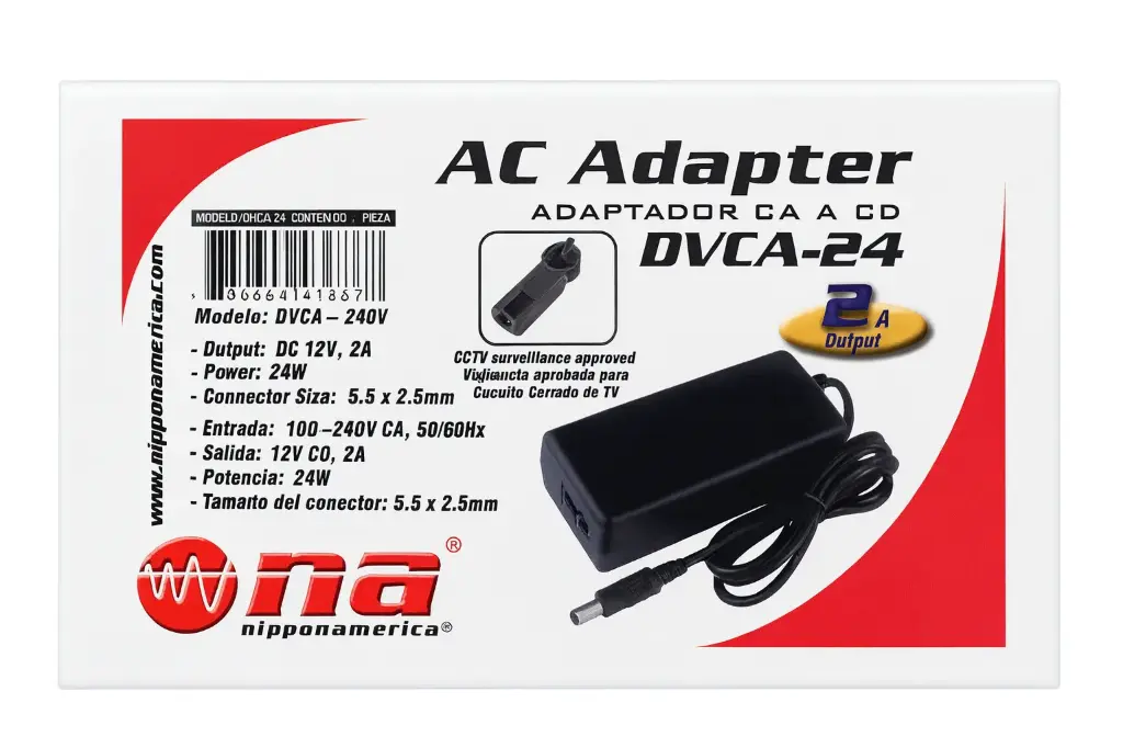 Adaptador Nippon America 12V 2Ah DVCA-24