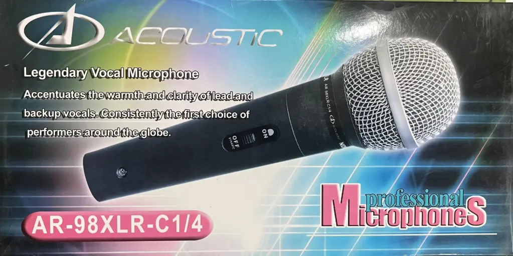 Micrófono dinámico Acoustic AR-98XLRC1/4