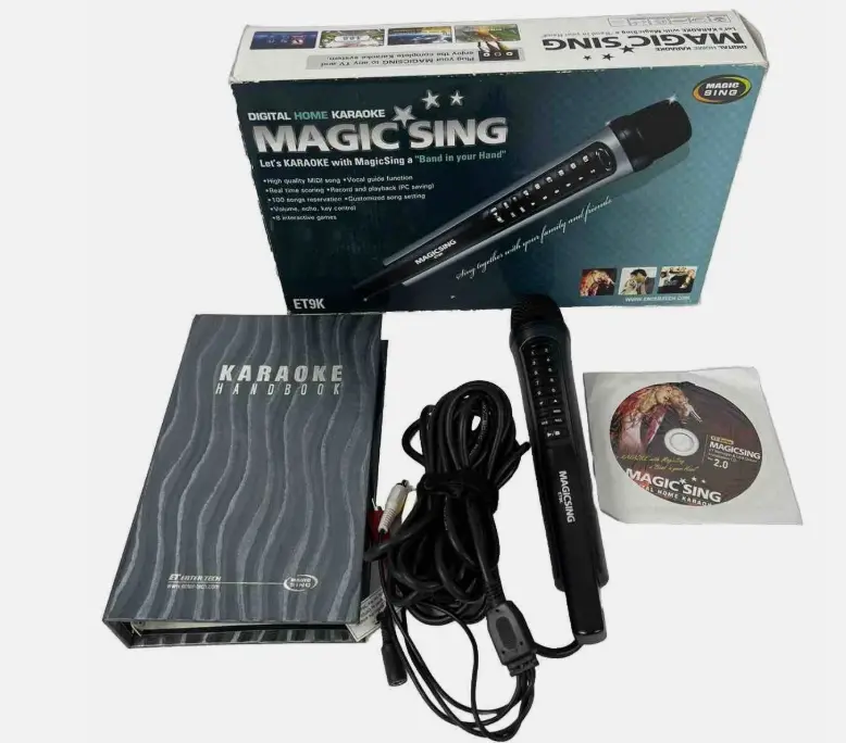 Micrófono Karaoke Digital Portátil Magic Sing ET9K