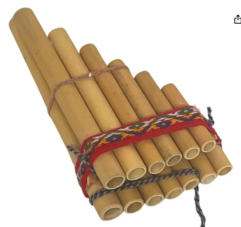 Zampoña o sikus 13 tubos