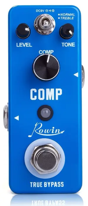 Pedal de efecto Comp para guitarra Rowin