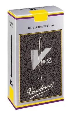 Caña de clarinete Vandoren #3 v12 Sib - Bb negra