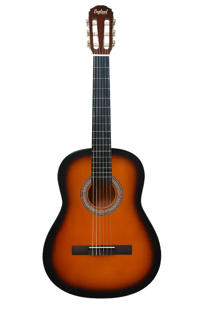 Guitarra electroacústica England Legends EL-GCQ03 con ecualizador y cuerdas de nylon. Diferentes colores