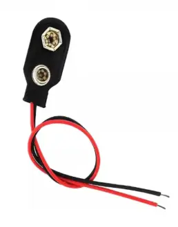 Conector en broche para batería de 9V General Tech