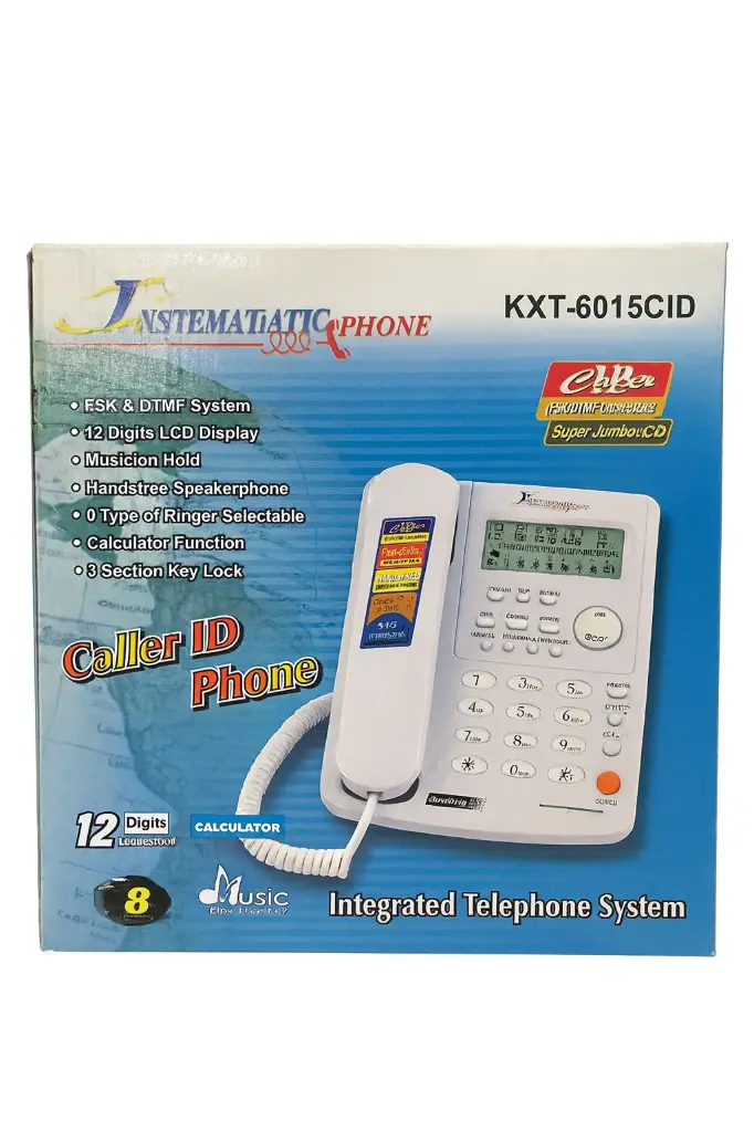 Teléfono fijo Instantematic KXT-6015CID