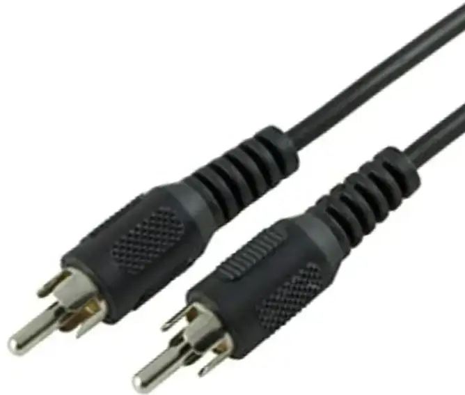 Cable de audio RCA macho a RCA macho 1.1 metros