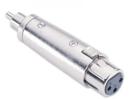 Conector / Adaptador England Sound jack XLR a RCA macho