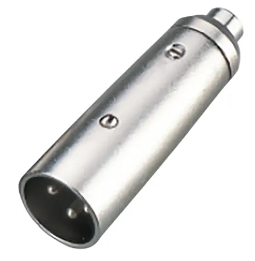 Conector / Adaptador England Sound plug XLR a RCA hembra