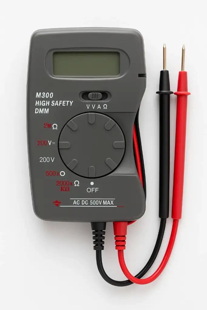 Multímetro digital Century con cables integrados