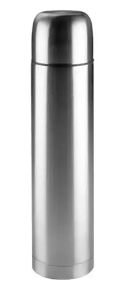 Termo metálico 0.75 litros acero inoxidable