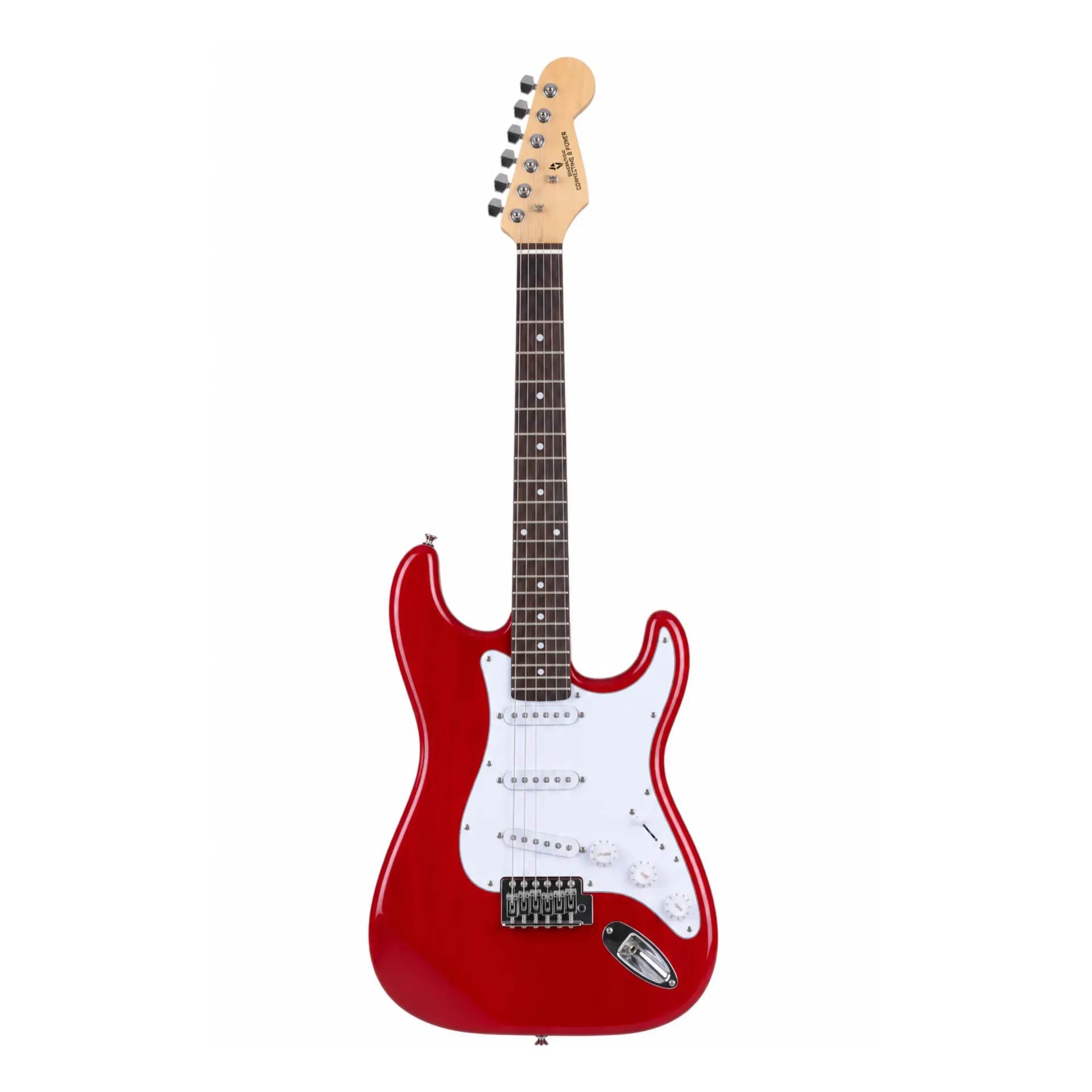 Guitarra eléctrica General Tech Stratocaster roja
