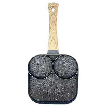 Sartén de 3 espacios para huevos, filetes y más