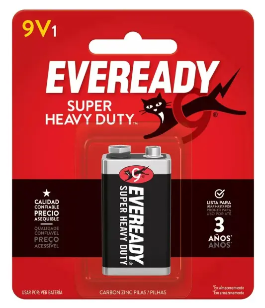 Batería 9V Eveready