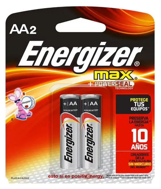 Pilas tipo AA Energizer