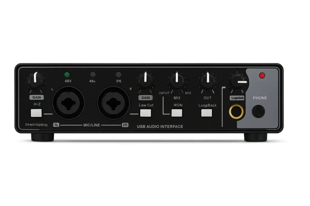 Interfaz de audio de micrófono NETO