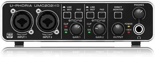 Interfaz de audio Behringer U-PHORIA UMC204HD