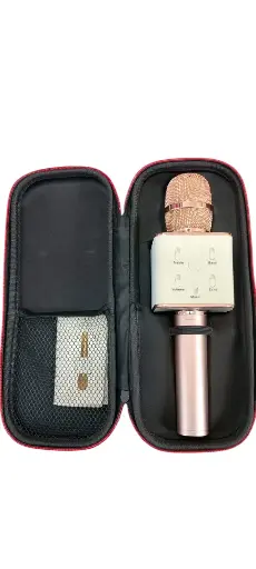 Micrófono con parlante recargable