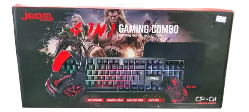 Teclado gamer combo completo.  (Marca Jedel Your it home).