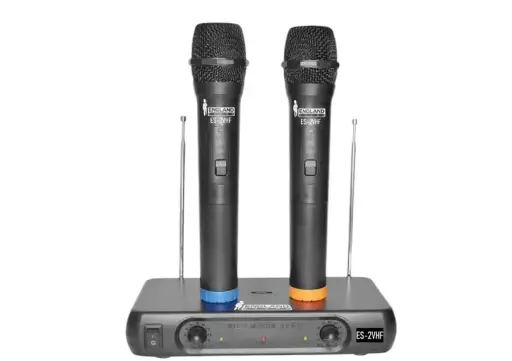 Micrófono doble inalámbrico England Sound ES-2VHF