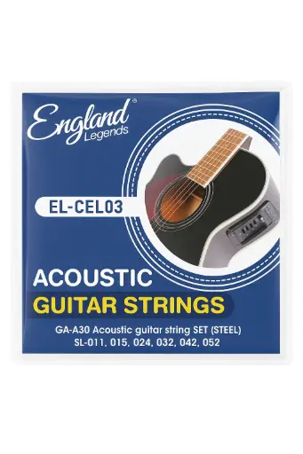 Cuerdas de metal para guitarra acústica