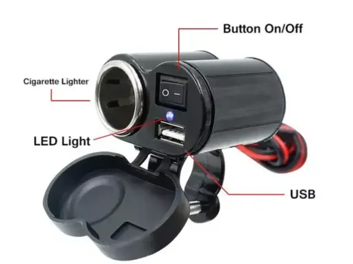Cargador de teléfono para motos