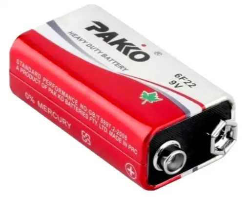 Batería 9V Pakko