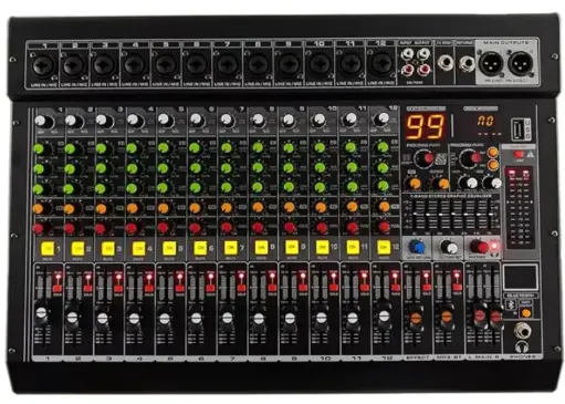 Mezcladora 12 canales IBBOCX MC-12