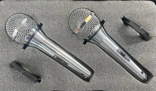 Micrófonos de acero inoxidable Tenlux TOM S-PC 