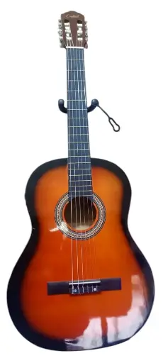 Guitarra electroacústica ENGLAND LEGENDS EL-GCQ03 con ecualizador y cuerdas de nailon. Diferentes colores