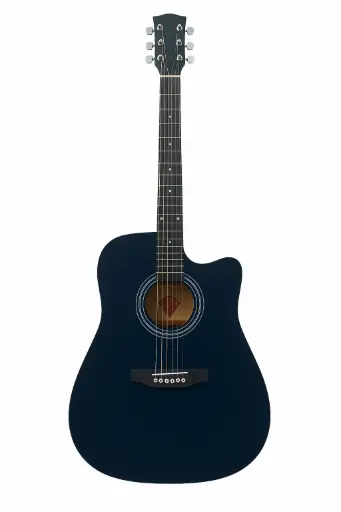 Guitarra electroacústica GENERALTECH con afinador, ecualizador y cuerdas de metal