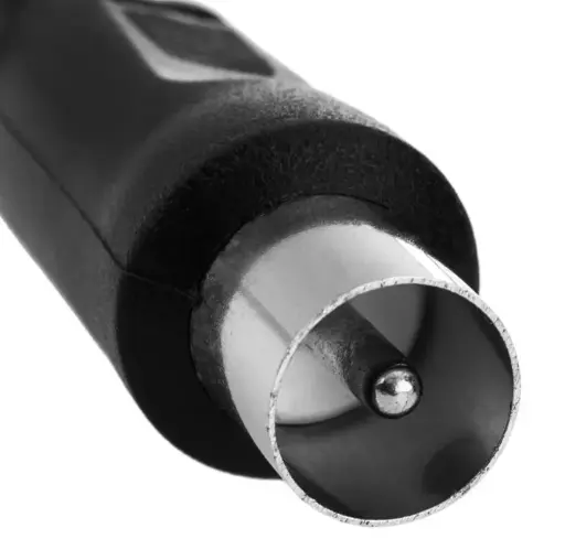 Cable coaxial para televisor con plug RG6 a plug RG6 1.74 metros 