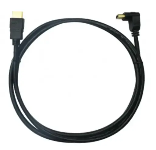 Cable General Tech HDMI a HDMI ángulo recto tipo cordón 3 metros