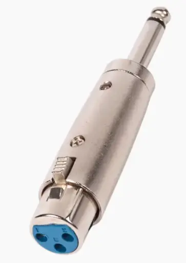 Conector / Adaptador England Sound jack XLR a plug 6.3 mm