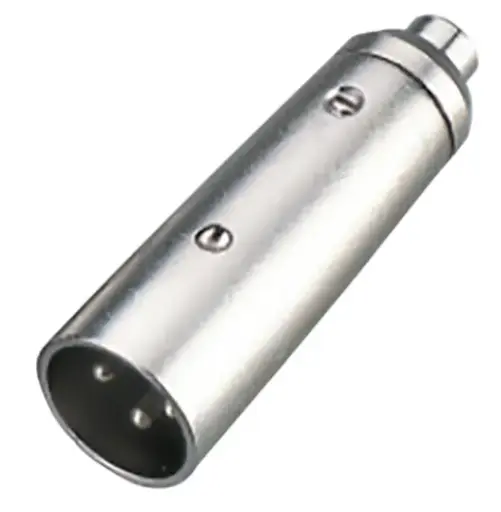 Conector / Adaptador England Sound plug XLR a RCA hembra