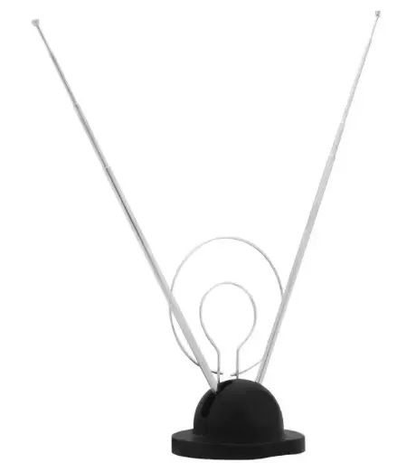 Antena de Televisor Interior Con Base ZY-898