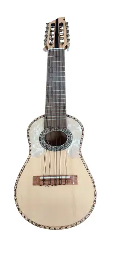 Charango electroacústico RIMAC con cuerdas nailon negras