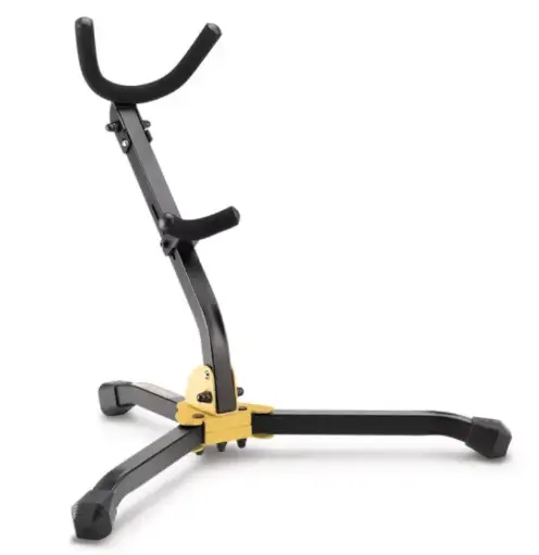 Pedestal para saxofón plegable